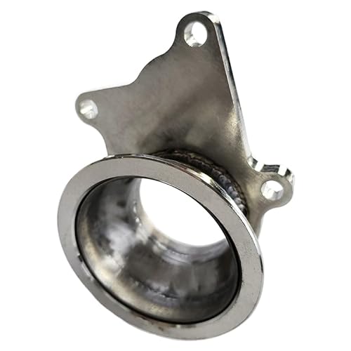 Turbo Flange Adapter for T3/T4 Turbo | 5-Bolt to 3" V-Band Flange | Stainless Steel, High-Performance Turbocharger Exhaust Adapter