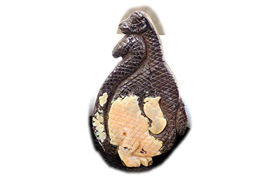 Boulder Opal cabochon 56Ct forme dinosaure 50x29x5mm pierre naturelle pour fabrication de bijoux