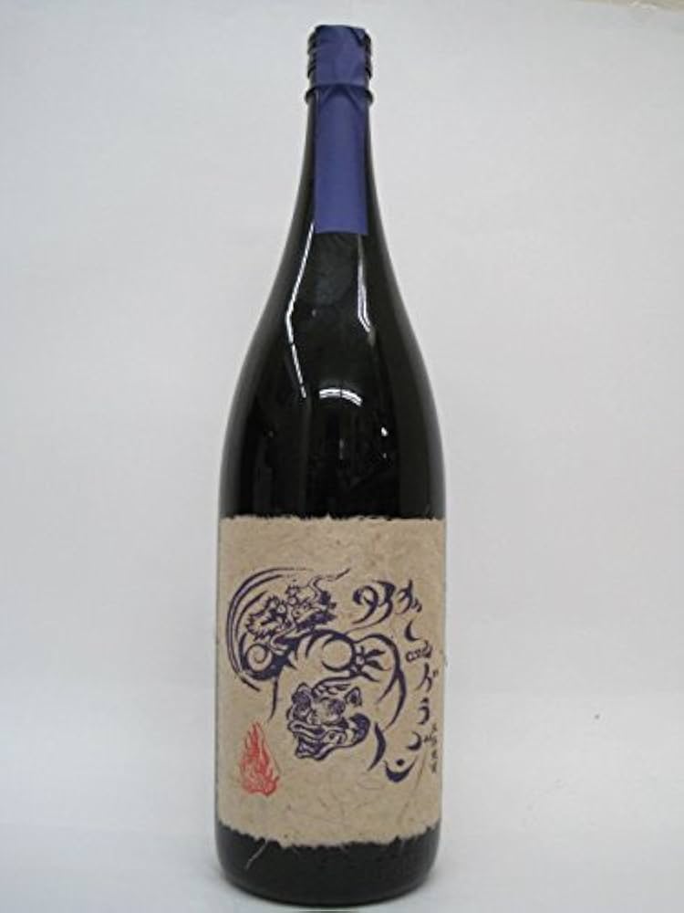 Amazon.co.jp: 四元酒造 タイガー＆ドラゴン パープル 芋焼酎 25