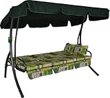 Angerer Comfort Hollywoodschaukel Vigo, Grün, 3-Sitzer - 2