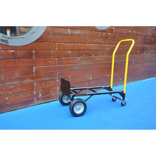 Carretilla de mano metálica Geelife 2 ruedas y 4 ruedas miniatura 4