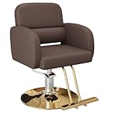 Rotation fluide à 360° : Faites pivoter vos clients sans effort, d'un simple doigt. La base à disque élargie assure une stabilité à toute épreuve lors des mouvements, permettant des coupes et des dégradés précis sous tous les angles.