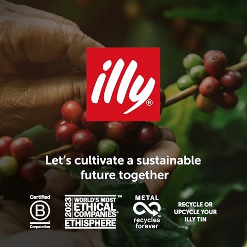 illy Classico Ground Coffee, Medium Roast, 100% Arabica, Coarse Grind for Cafetiere & Filter Coffee, Suitable for Drip Coffee Makers, 250g Tin - Image 8