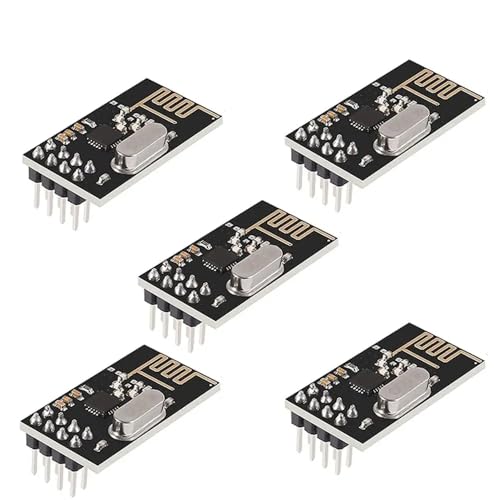 DollaTek 5Pcs nRF24L01+Module de Mise à Niveau du Module sans Fil 2.4G sans Fil du Module de Communication
