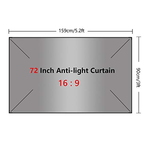 Pantalla portátil para proyector 84 pulgadas 16:9 miniatura 2
