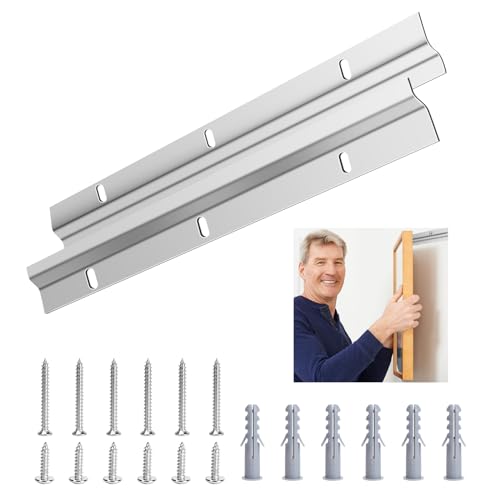 30CM Staffa di Montaggio Nascosta Incastro per Cornice, Cornice Gancio