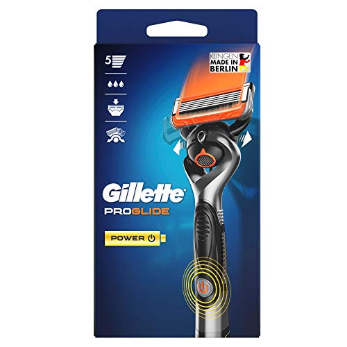 Foto von Gillette ProGlide Power Nassrasierer Herren, Rasierer + 1 Rasierklinge mit 5-fach Klinge, Geschenk Männer