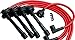 VMS RACING 92-01 10.2mm High Heat Performance Spark Plug Ignition Wires Set in RED Compatible with Honda Prelude 2.2L 1992-2001 H22 DOHC VTEC Engines ONLY