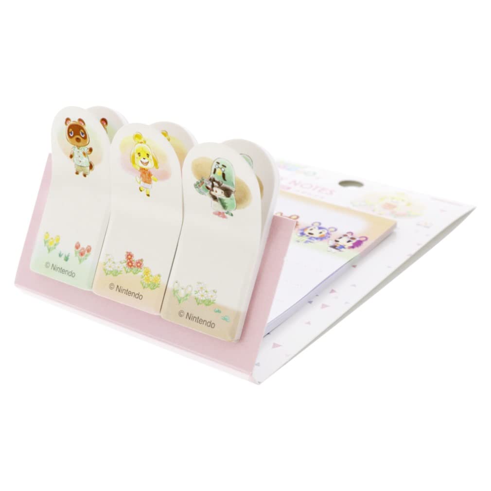 Amazon.co.jp: サンスター文具 あつまれどうぶつの森 付箋 メモ ピンク