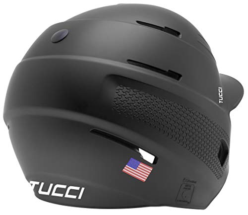 Tucci Xr1 Air Youth Baseball Batter's Helmet, Matte Black, Youth #TOP1