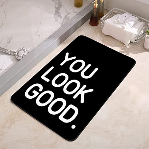 YISUMEI Bathroom Mat, Non-Slip Super Absorption Bath Carpet with Rubber Backing