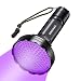 BRIONAC UV Black Light Flashlight, 128 LED 395nm Wavelength Blacklight for Pet (Cat/Dog) Urine Detection with 6AA Batteries (Not Included), Dry Stains, Scorpion and Pet Urine Detector