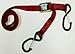 Tie 4 Safe CT02-606-W2NK-2P-Red 1 in. x 6 ft. Utility Tie Down Strap with Keeper