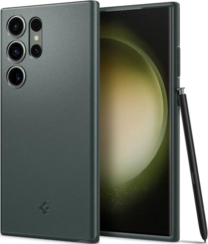 Spigen Thin Fit designed for Samsung Galaxy S23 ULTRA case cover (2023) - Abyss Green