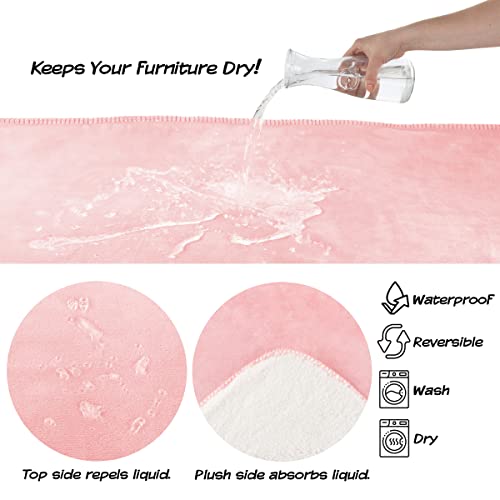 Waterproof-Dog-Blanket-50x60-Inch-Reversible-Sherpa-Dog-Blanket-for-Couch-Bed-or-Car-Protects-from-Spills-Stains-or-Pet-Fur-by-PETMAKER-Pink - Cucciolini Doodles   Waterproof-Dog-Blanket-50x60-Inch-Reversible-Sherpa-Dog-Blanket-for-Couch-Bed-or-Car-Protects-from-Spills-Stains-or-Pet-Fur-by-PETMAKER-Pink