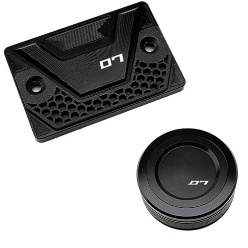 Tapa líquido freno MT07 (2014-2022) en aluminio negro para protección delantera y trasera