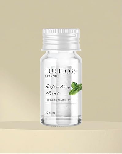 Miniatura 7 de Hilo dental tejido expansible de primera calidad, sin PTFE y PFAS, menta refrescante, recomendado por dentistas, vegano y libre de crueldad,