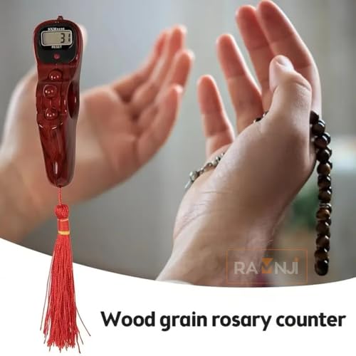 Image of 1 Pcs Mantra Jaap Mala Digital Counter Tally Counting Machine Finger Portable Hand Mini Ring Tasbih Misbaha -Different Use Naam Mantra Jaap Umpire (Multi-Color)