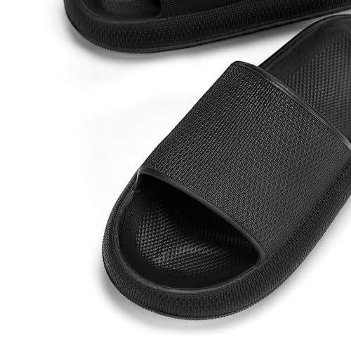 Pillow Slippers for Women,Men Quick Drying Shower Slides Sandals Non Slip Bathroom Sandal3