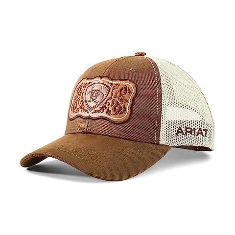 ARIAT Women's Baseball Cap with Floral Patch Cover