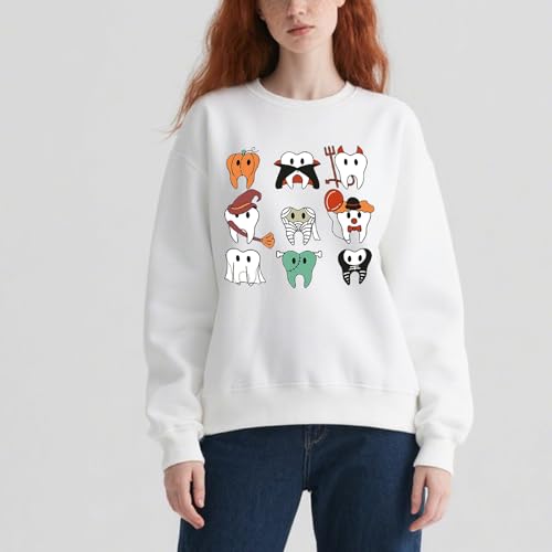 Spooky Halloween Dentist Sweatshirt Dental Halloween Sweatshirt2