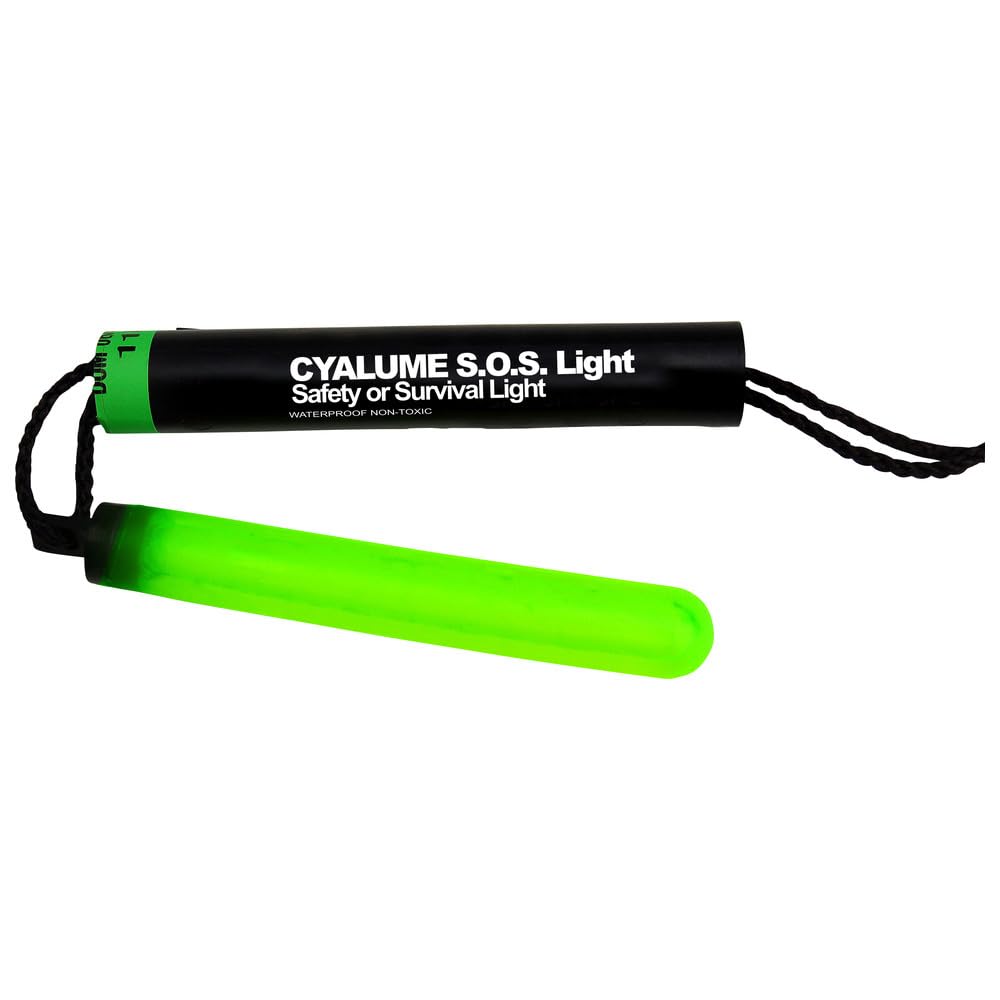 Cyalume S.O.S. Signal & Light, vert, 14 cm, 8 h