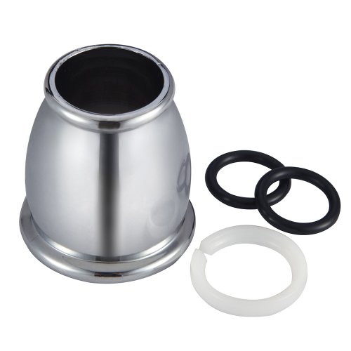 Image of Dura Faucet DF-RK500-CP RV Bell Spout Nut and Rings (Chrome)
