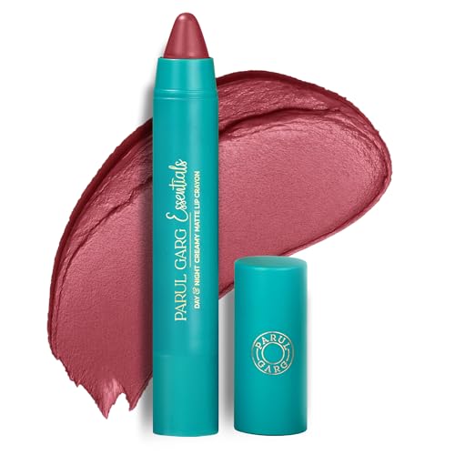 Image of Parul Garg Beauty Creamy Matte Lip Crayon | Soft Matte & Hydrating Formula with Almond Oil & Vitamin E | Rich Pigment & Comfortable Wear | 100% Vegan (Prom Queen 23)