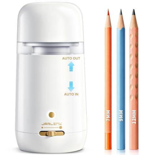 JARLINK Automatic Electric Pencil Sharpener, Rechargeable