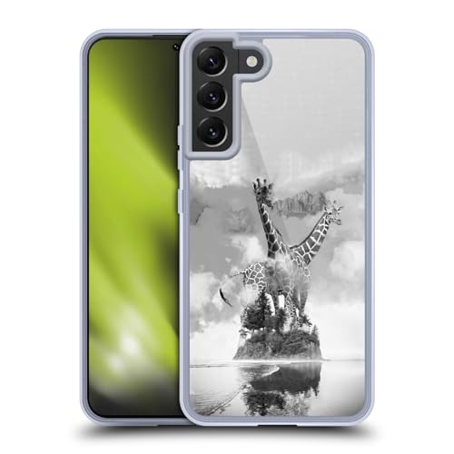 Funda Samsung Galaxy S22+ 5G ideal para paseos urbanos diseño jirafa en la niebla