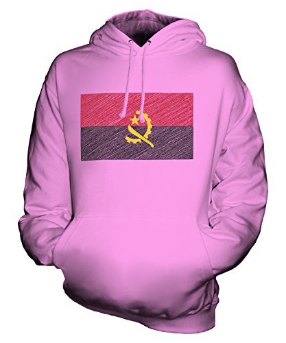 Sweat Angola drapeau griffonné Candymix pull à capuche mixte