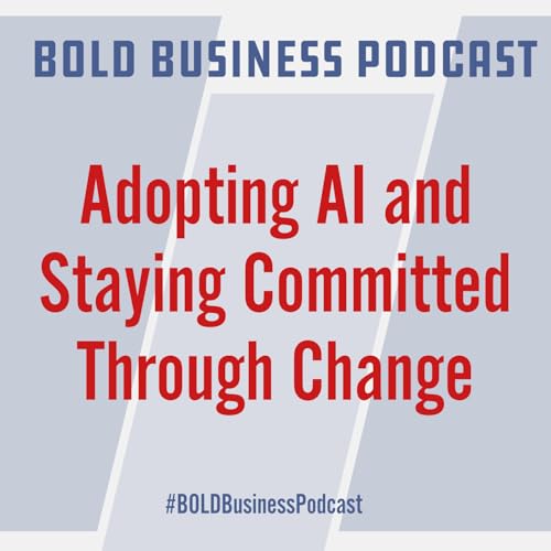 『Adopting AI and Staying Committed Through Change』のカバーアート
