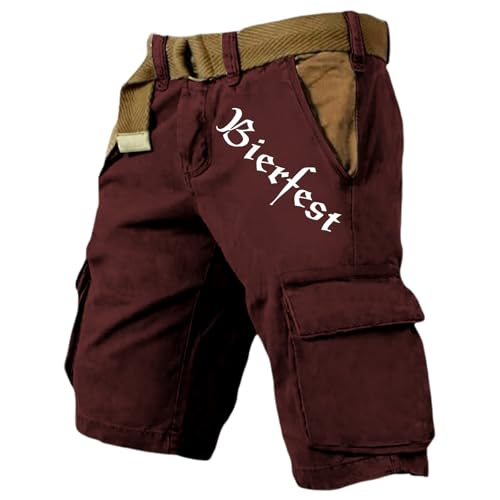 Short Cargo Homme Vintage en Lin Léger | Pantalon de Travail Authentique