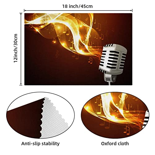 Sets de table Music Brown pour protéger votre table des plats chauds - 5