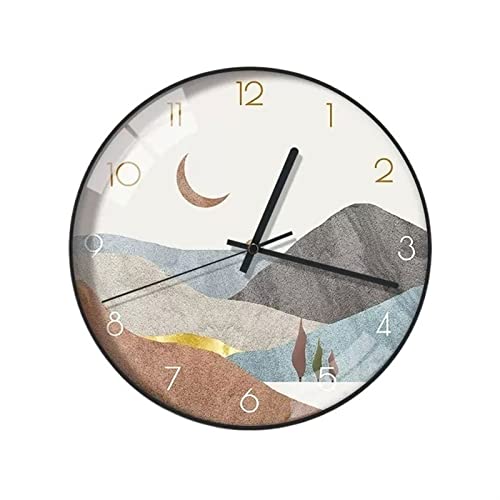 Horloge murale silencieuse sans tic-tac pour le calme du bureau