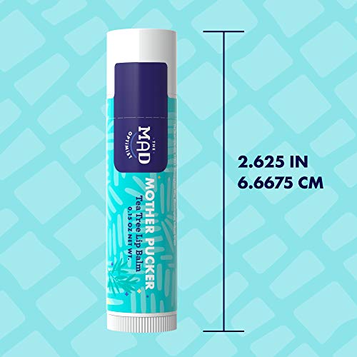 The Mad Optimist Mother Pucker - Tea Tree Lip Balm, 0.15 Ounce Tube #TOP4