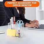 Acrylic Pen Holder for Desk, Pencil Holder for Home, Classroom - Image 2