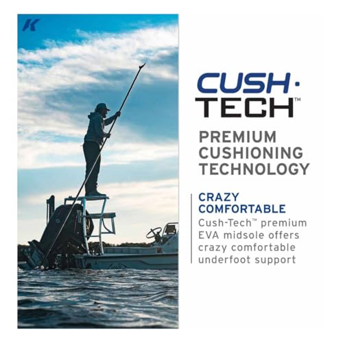 Korkers Men's Neo Flex Ankle Boot Rain Shoe, Neutral Gray, 114