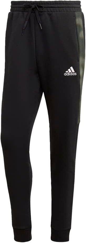 adidas Mens Essentials Camouflage Printed French Terry Pants - Image 5