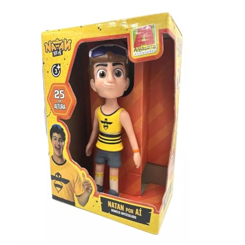 Boneco Natan Por Ai Minecraft Vinil Articulado 25cm