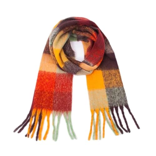 SRZYMJ cashmere scarf for women uk gift ideas for teenage girls scarf silk neck scarves for women ukfur shawl birthday gifts red scarf and gloves scarves for women uk