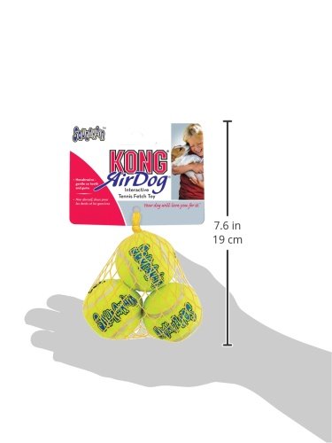 Pelota de tenis KONG Squeakair juguetes para perros pelotas con sonido mordedores 3
