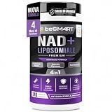 NAD+ Liposomiale 4 in 1, 240 Capsule Vegetali – Con Nicotinamide Riboside Cloruro, Quercetina Fitosoma e Trans-Resveratrolo-Formula Premium