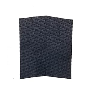 Surfplank Traction Pad Zwart 4-Pieces EVA Foam Surfboard Traction Pad Antislip Adhesive Surf Dek Pad Front Grips Surfen…