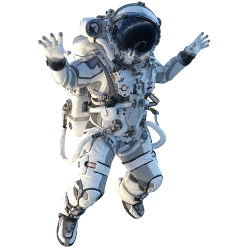 Astronaut Wall Decal – Realistic Space Explorer for Kids Room,