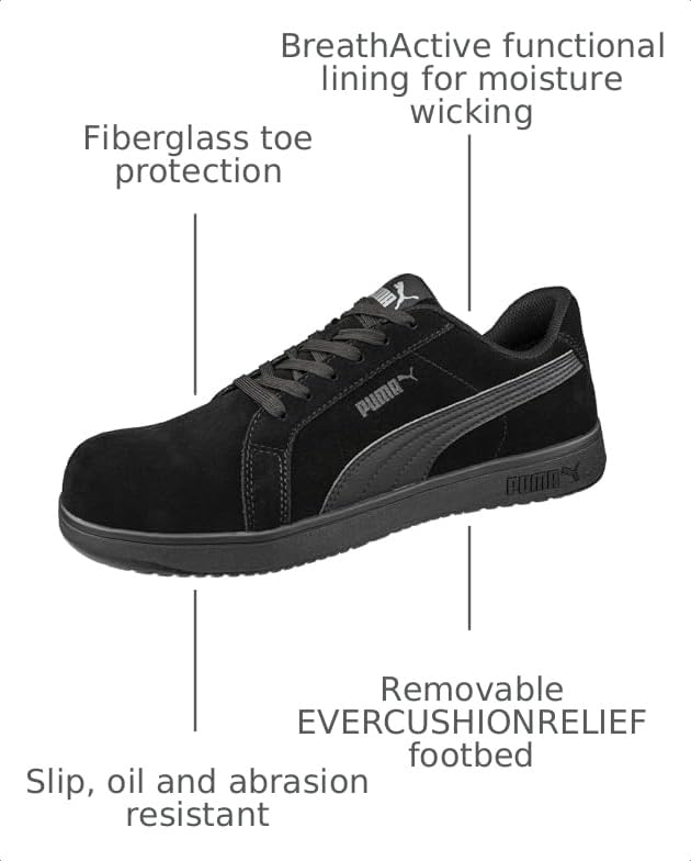 Image of PUMA Safety Iconic Leather Low ASTM SD