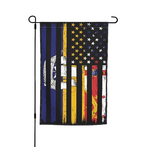 US And Flag Of Sydney Garden Flag 12x18 Inch Double Sided Outdoor Decor Small Banner For Yard Lawn
