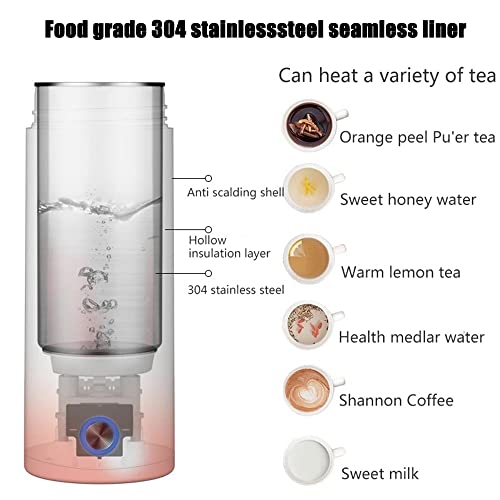 DAJASD 400ml Bollitore Portatile, Bollitore