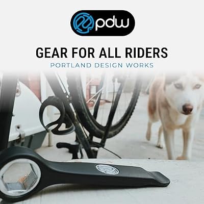 Portland Design Works 3 Wrencho Tire Lever - Coated Bike Tie Lever 15mm Wrench, Bike Tire Repair
