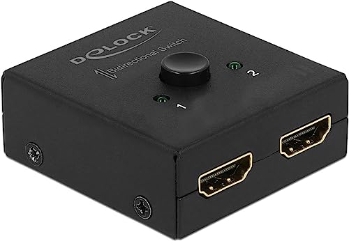 Conmutador HDMI 2-1 bidireccional 4K 60 Hz para duplicar pantallas sin pérdida de señal